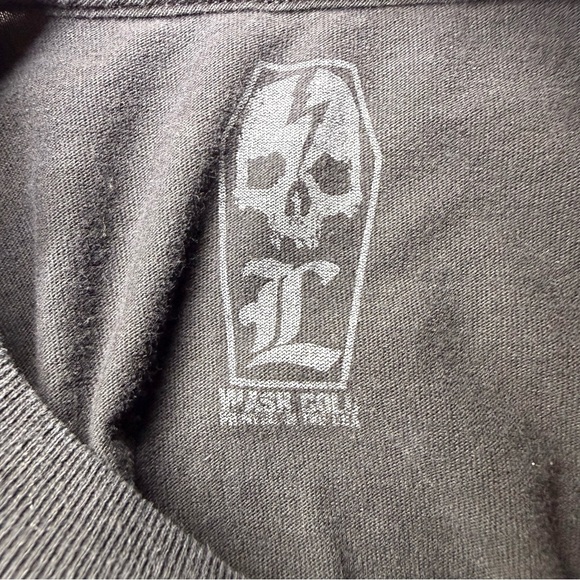 Live Fast Die Scum Black Graphic Tee - Picture 4 of 4